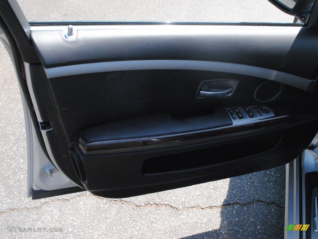 2008 7 Series 750i Sedan - Titanium Silver Metallic / Black photo #17
