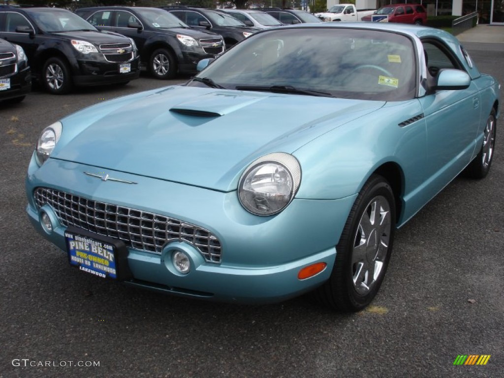 2002 Thunderbird Premium Roadster - Thunderbird Blue / Thunderbird Blue photo #1