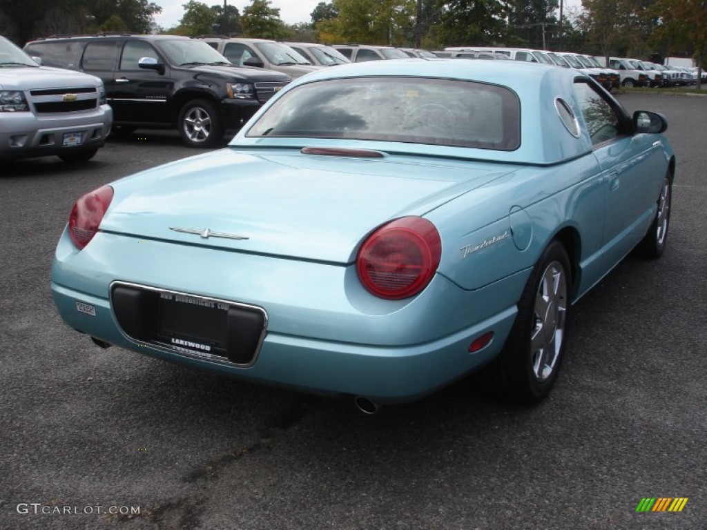 Thunderbird Blue 2002 Ford Thunderbird Premium Roadster Exterior Photo #71411494