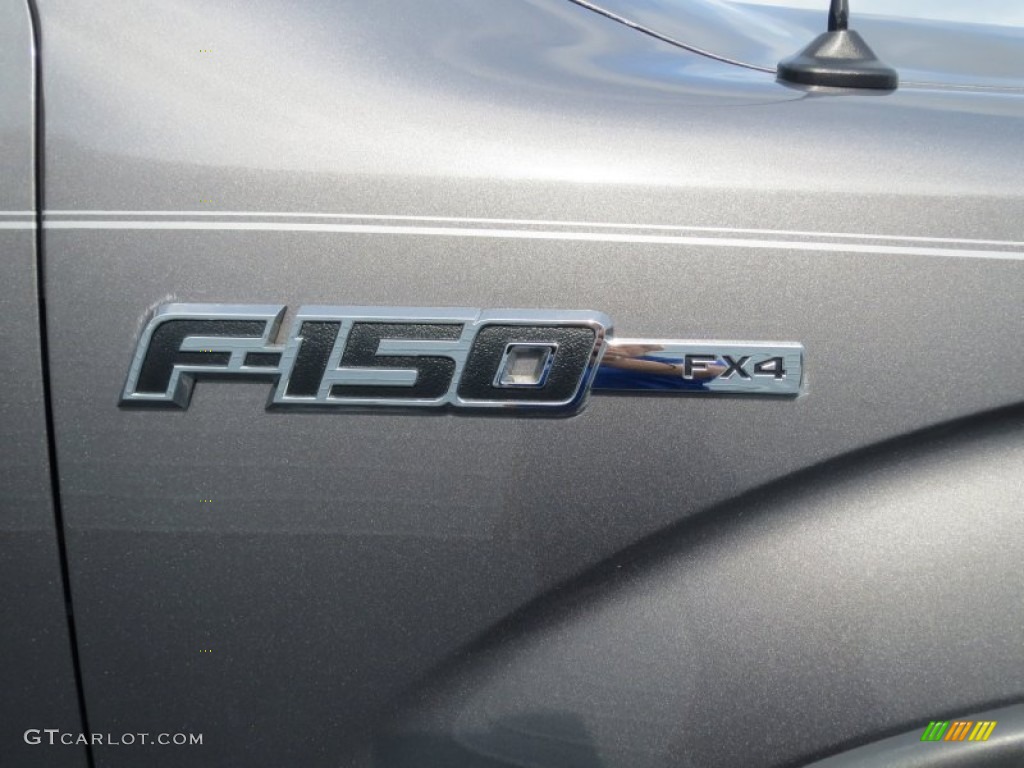 2010 F150 FX4 SuperCrew 4x4 - Sterling Grey Metallic / Black photo #14