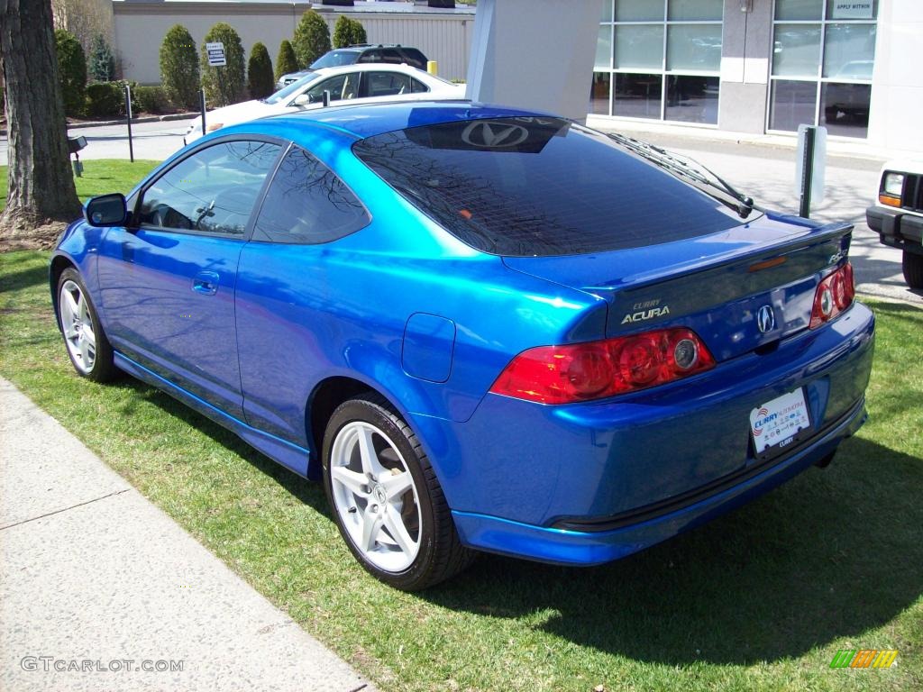 2006 RSX Type S Sports Coupe - Vivid Blue Pearl / Ebony photo #4