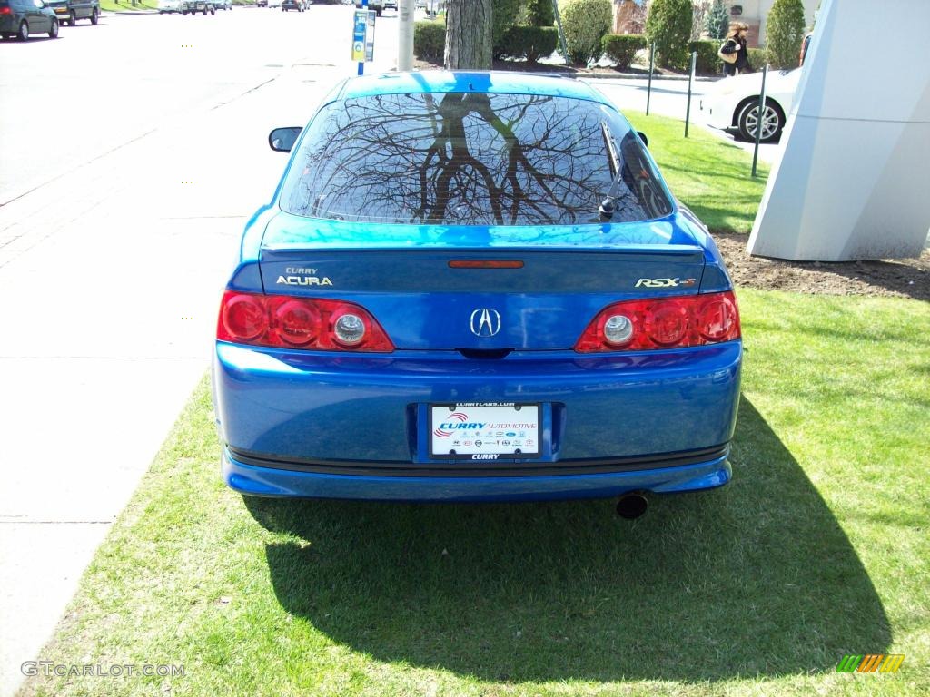 2006 RSX Type S Sports Coupe - Vivid Blue Pearl / Ebony photo #5