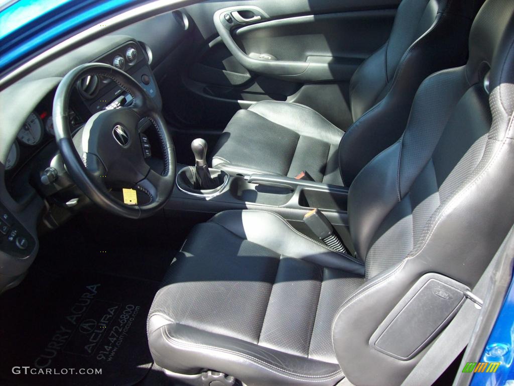 2006 RSX Type S Sports Coupe - Vivid Blue Pearl / Ebony photo #8