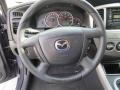 2006 Mazda Tribute Dark Flint Gray Interior Steering Wheel Photo