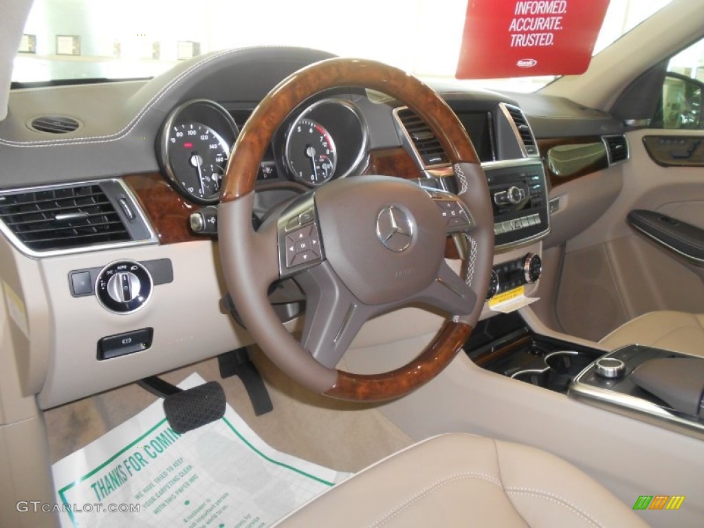 Almond Beige Interior 2013 Mercedes Benz Gl 450 4matic Photo