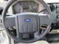 Medium Stone 2009 Ford F250 Super Duty XL Regular Cab Steering Wheel