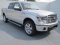 2013 Ingot Silver Metallic Ford F150 Lariat SuperCrew 4x4  photo #1