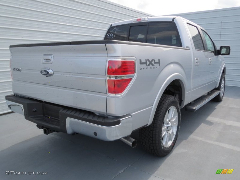 Ingot Silver Metallic 2013 Ford F150 Lariat SuperCrew 4x4 Exterior Photo #71414230