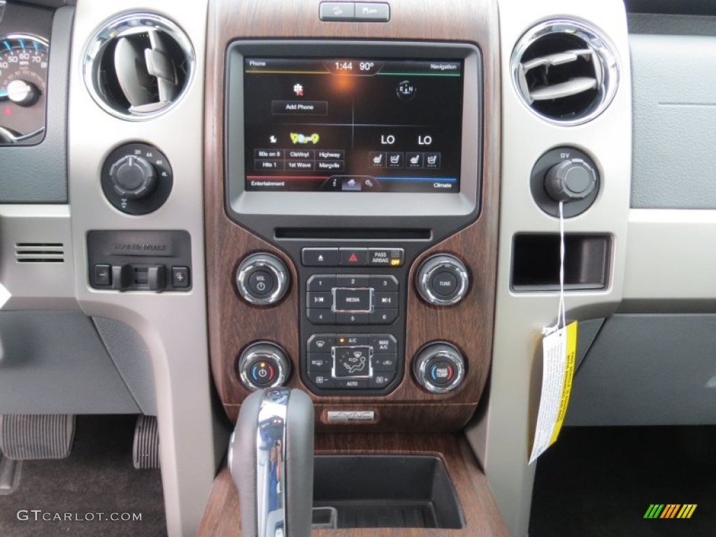 2013 Ford F150 Lariat SuperCrew 4x4 Controls Photo #71414445