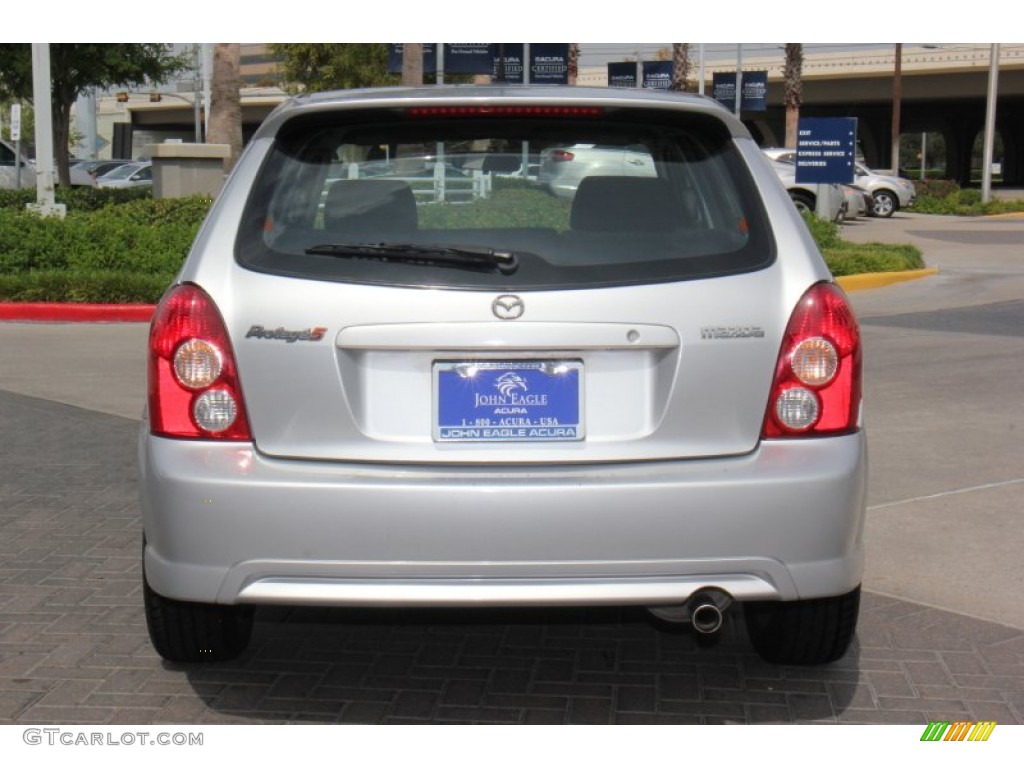 silver protege car silver protege car