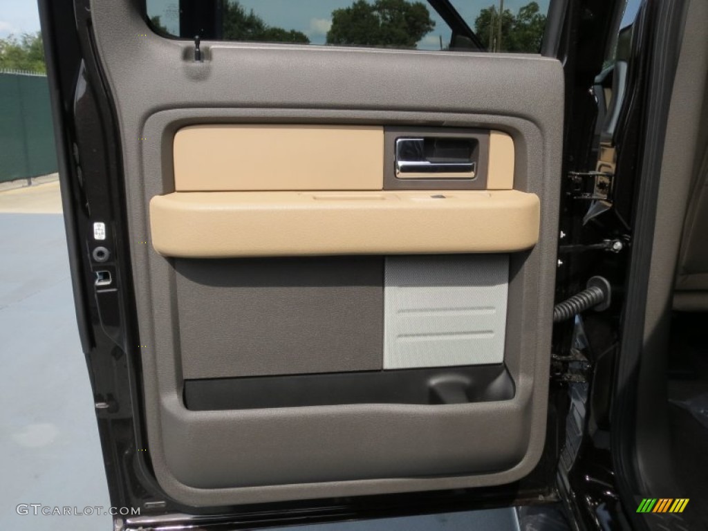 2013 Ford F150 XLT SuperCrew Adobe Door Panel Photo #71414710