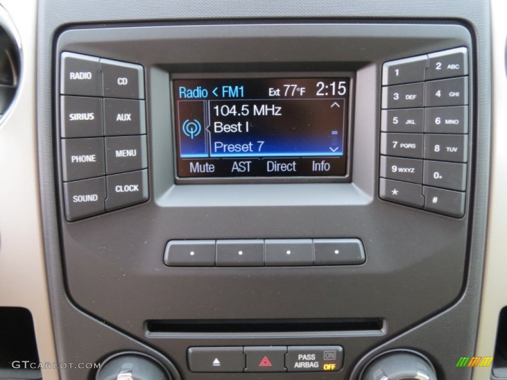 2013 Ford F150 XLT SuperCrew Controls Photo #71414773