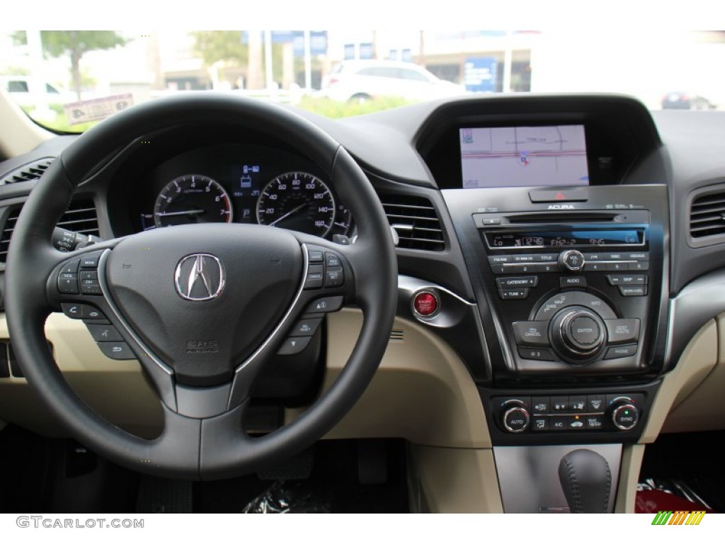 2013 Acura ILX 1.5L Hybrid Technology Parchment Dashboard Photo #71415394