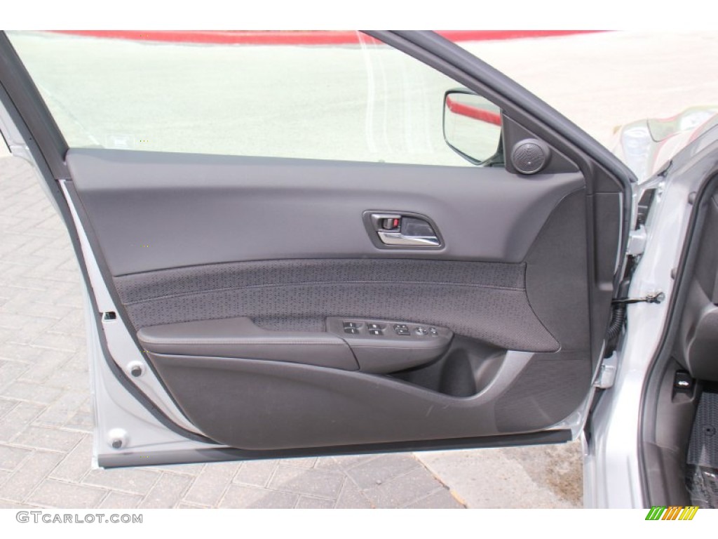 2013 Acura ILX 2.0L Ebony Door Panel Photo #71415604