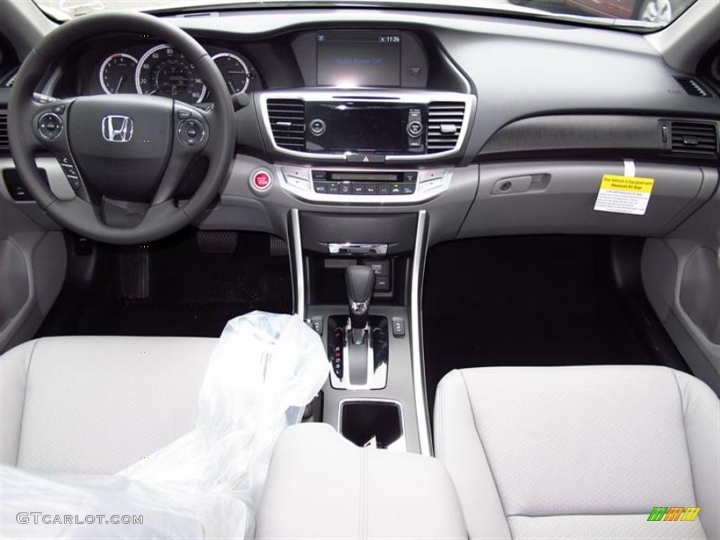 2013 Honda Accord EX-L Sedan Gray Dashboard Photo #71416007