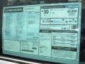  2013 Accord EX-L Sedan Window Sticker
