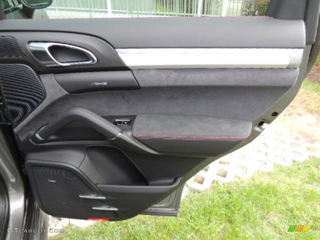 2013 Porsche Cayenne GTS Black Door Panel Photo #71416273