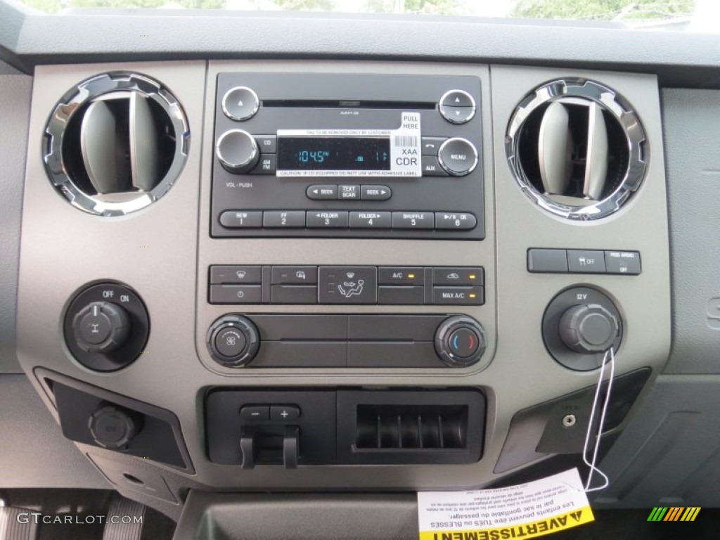 2012 F250 Super Duty XLT SuperCab - Ingot Silver Metallic / Steel photo #25