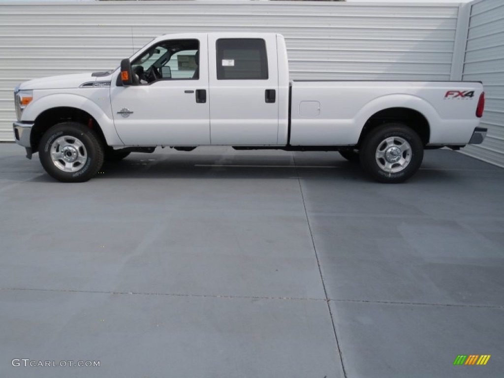 2012 F250 Super Duty XLT Crew Cab 4x4 - Oxford White / Steel photo #5