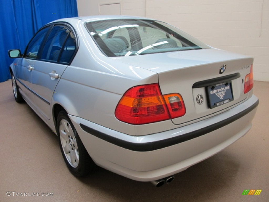 2002 3 Series 325xi Sedan - Titanium Silver Metallic / Grey photo #6
