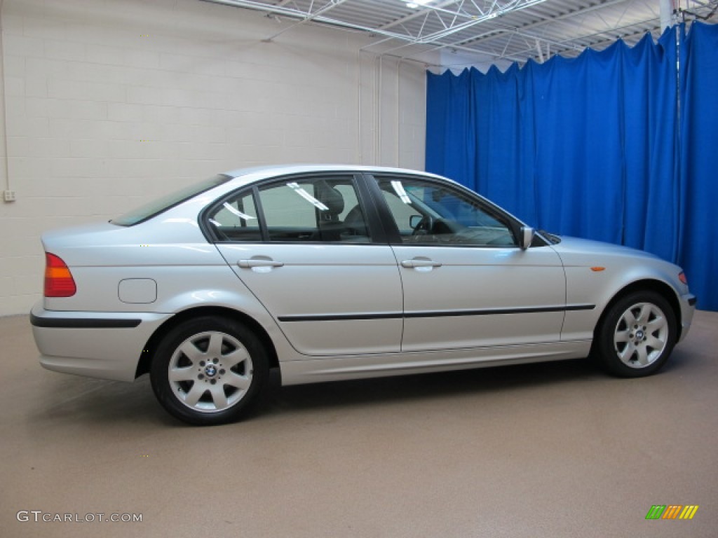 2002 3 Series 325xi Sedan - Titanium Silver Metallic / Grey photo #10