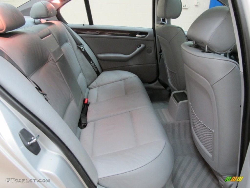 2002 3 Series 325xi Sedan - Titanium Silver Metallic / Grey photo #21
