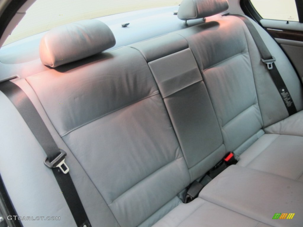2002 3 Series 325xi Sedan - Titanium Silver Metallic / Grey photo #22