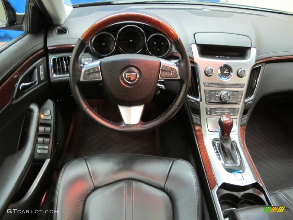 2011 Cadillac CTS 4 3.6 AWD Sport Wagon Ebony Dashboard Photo #71418181
