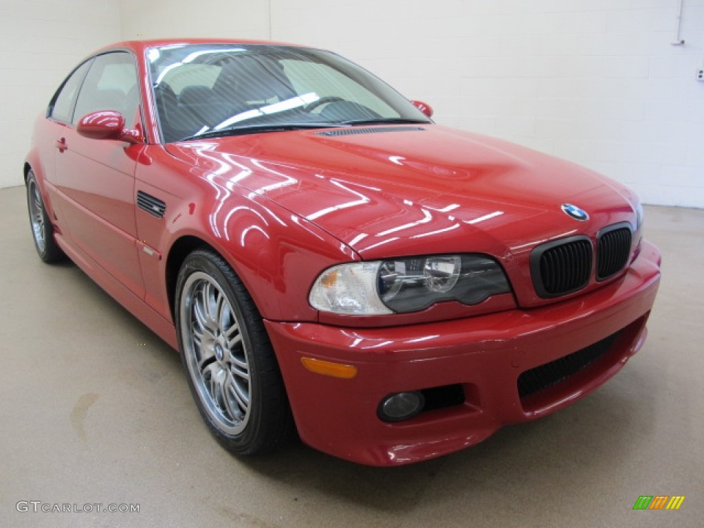 2005 M3 Coupe - Imola Red / Black photo #1