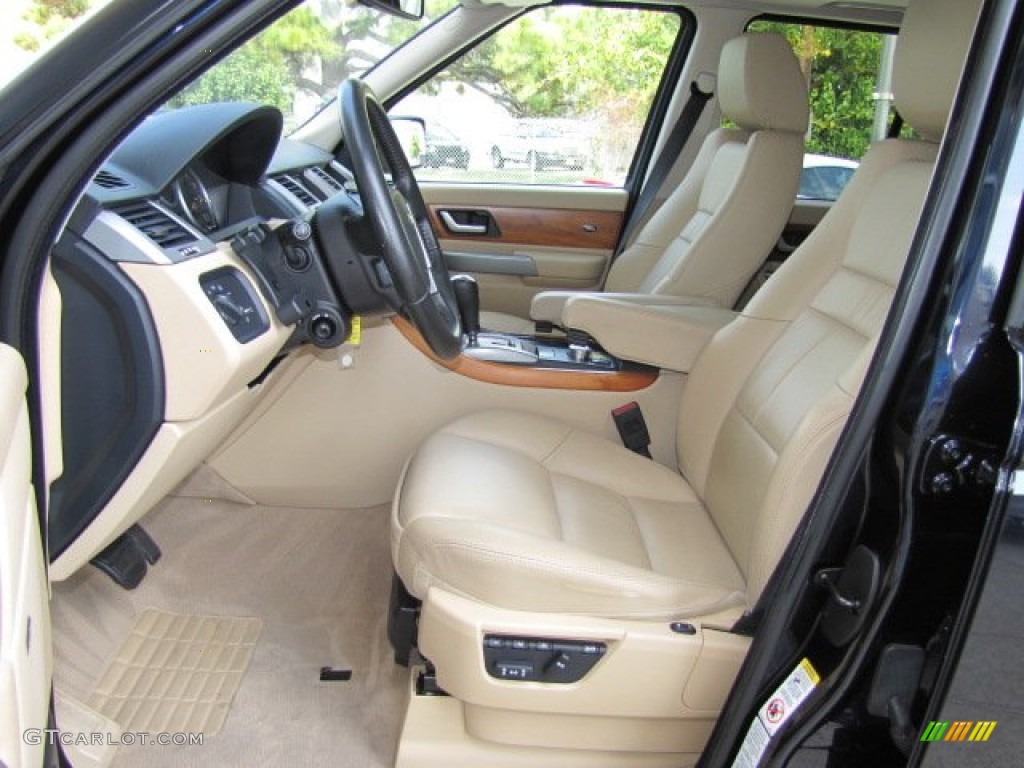 Almond Interior 2008 Land Rover Range Rover Sport Supercharged Photo #71420635