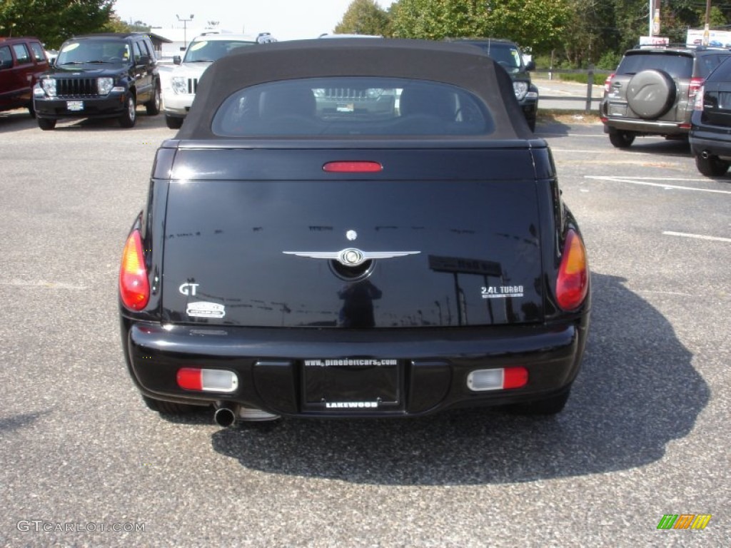 2005 PT Cruiser GT Convertible - Black / Dark Slate Gray photo #5