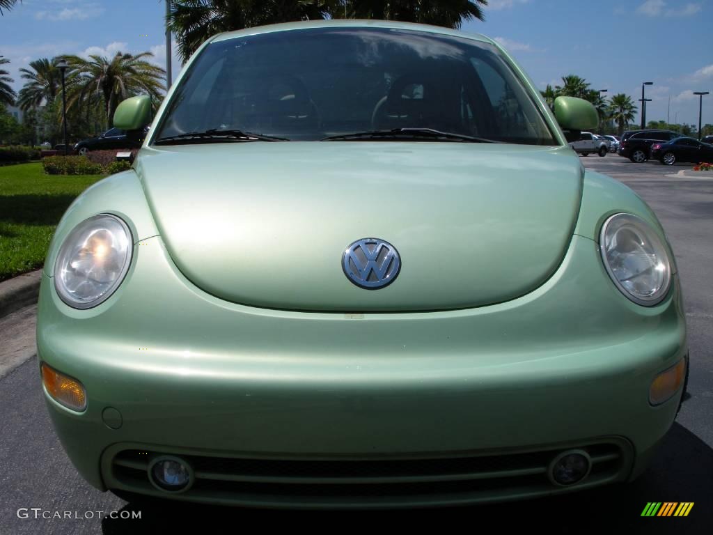 2000 New Beetle GLS Coupe - Green / Cream photo #3