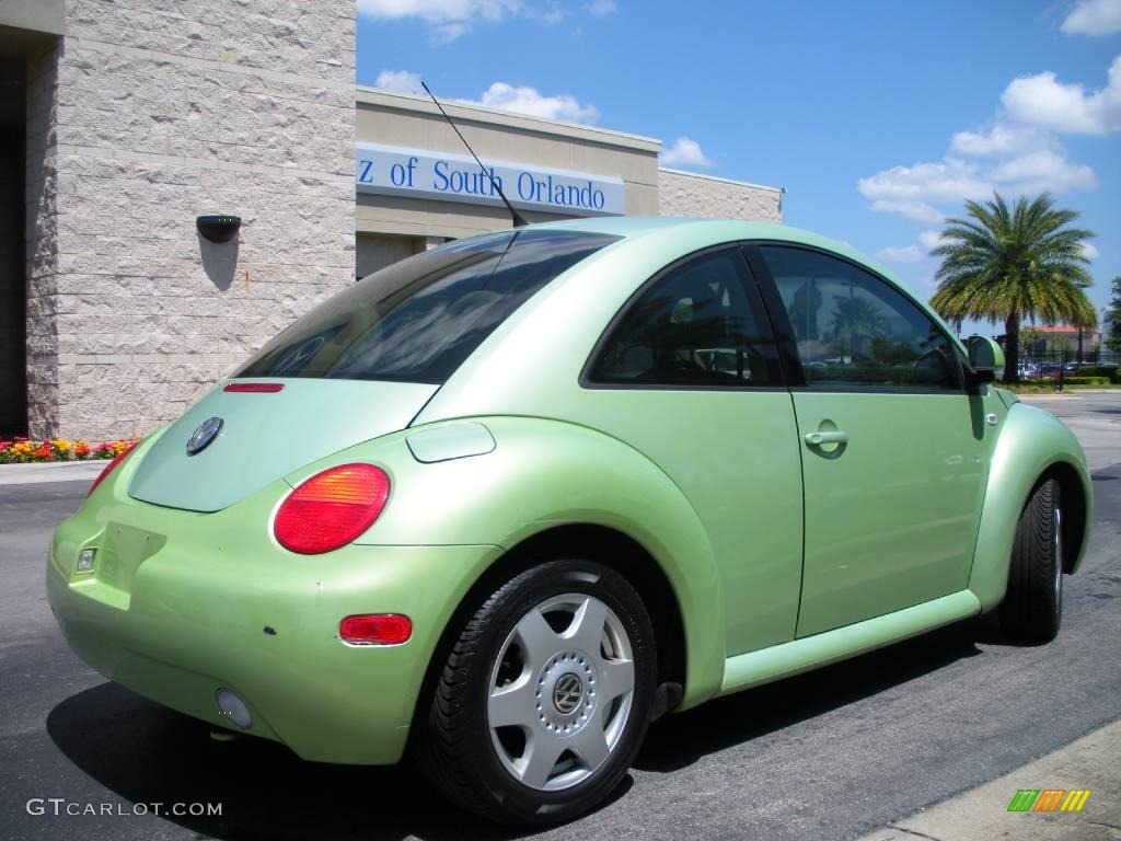 2000 New Beetle GLS Coupe - Green / Cream photo #6