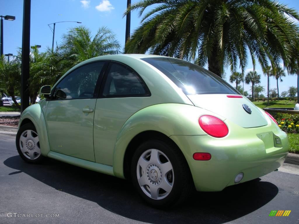 2000 New Beetle GLS Coupe - Green / Cream photo #8