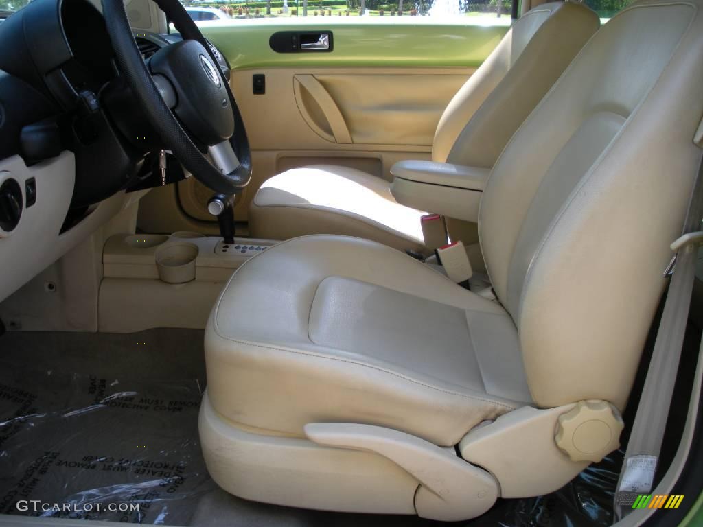 2000 New Beetle GLS Coupe - Green / Cream photo #11