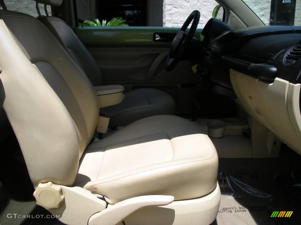 2000 New Beetle GLS Coupe - Green / Cream photo #14