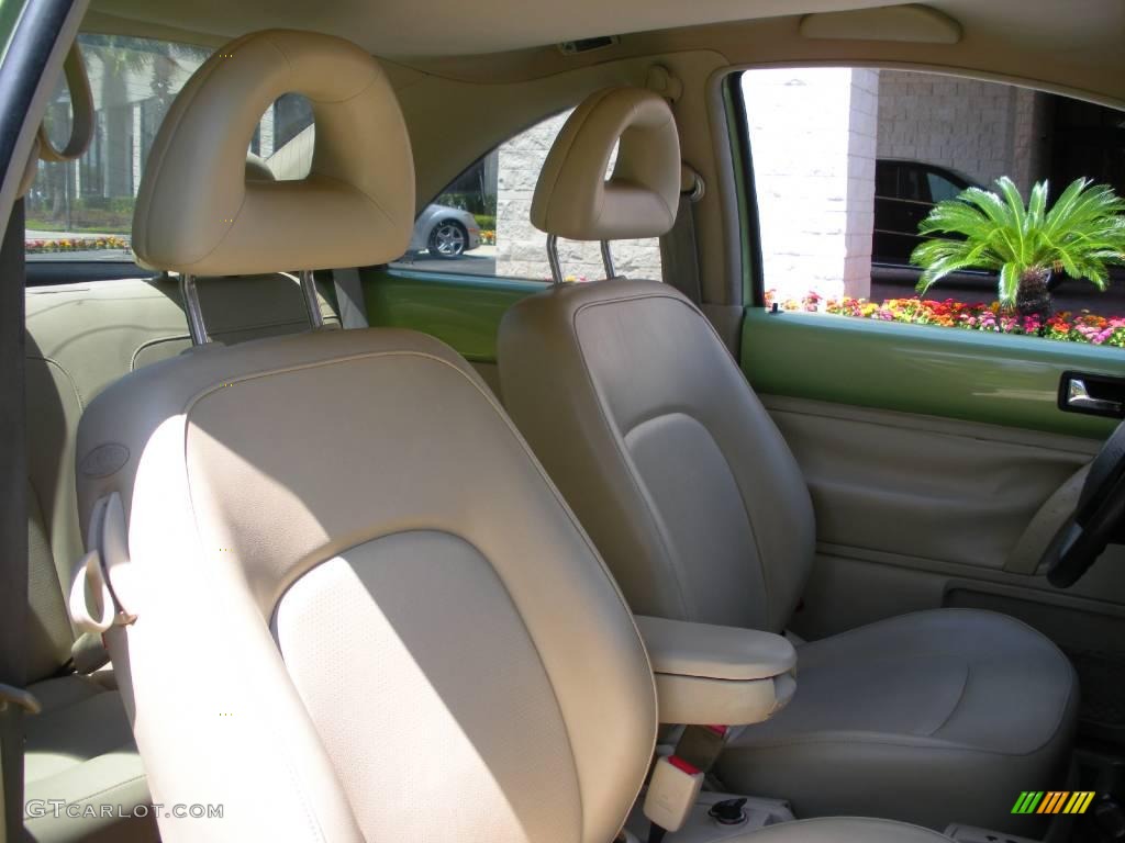 2000 New Beetle GLS Coupe - Green / Cream photo #15