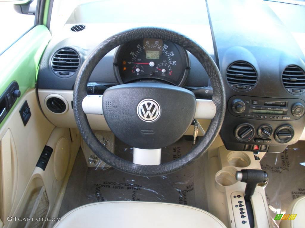 2000 New Beetle GLS Coupe - Green / Cream photo #18