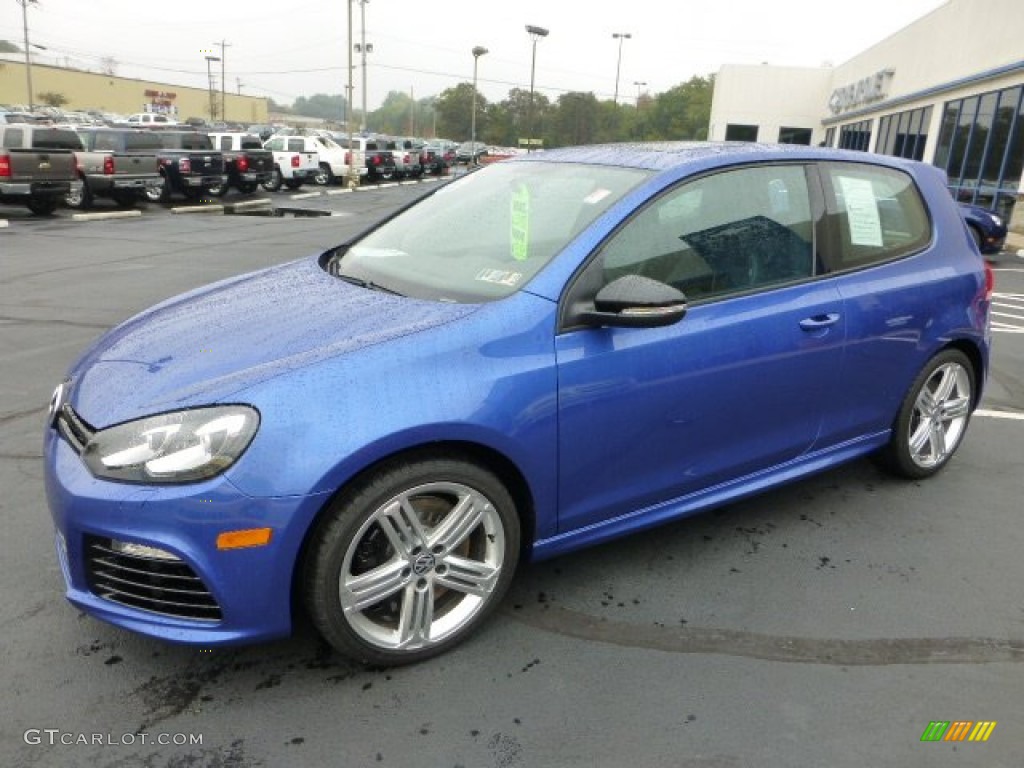 Rising Blue Metallic 2012 Volkswagen Golf R 2 Door 4Motion Exterior Photo #71421835