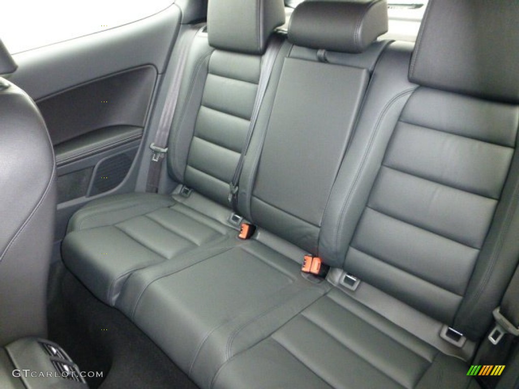 R Titan Black Leather Interior 2012 Volkswagen Golf R 2 Door 4Motion Photo #71421868