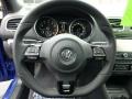 R Titan Black Leather Steering Wheel Photo for 2012 Volkswagen Golf R #71421901