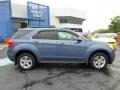 2011 Twilight Blue Metallic Chevrolet Equinox LT AWD  photo #2