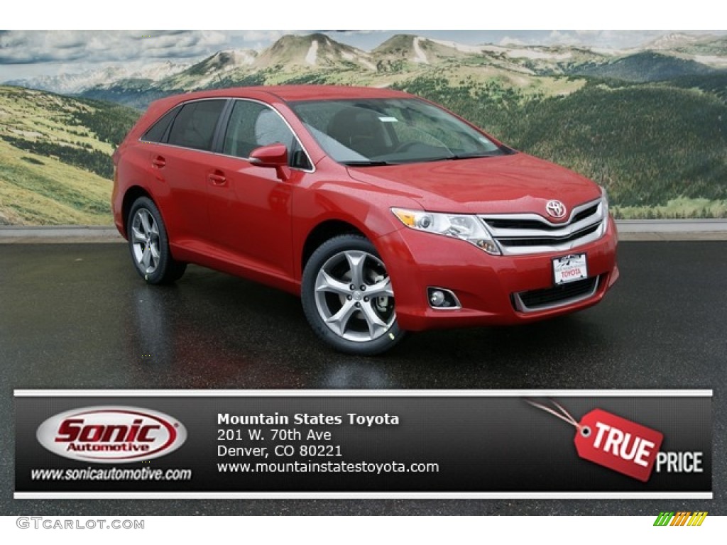 2013 Venza LE AWD - Barcelona Red Metallic / Black photo #1