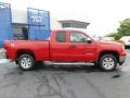 2010 Fire Red GMC Sierra 1500 SLE Extended Cab 4x4  photo #2