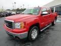 2010 Fire Red GMC Sierra 1500 SLE Extended Cab 4x4  photo #7