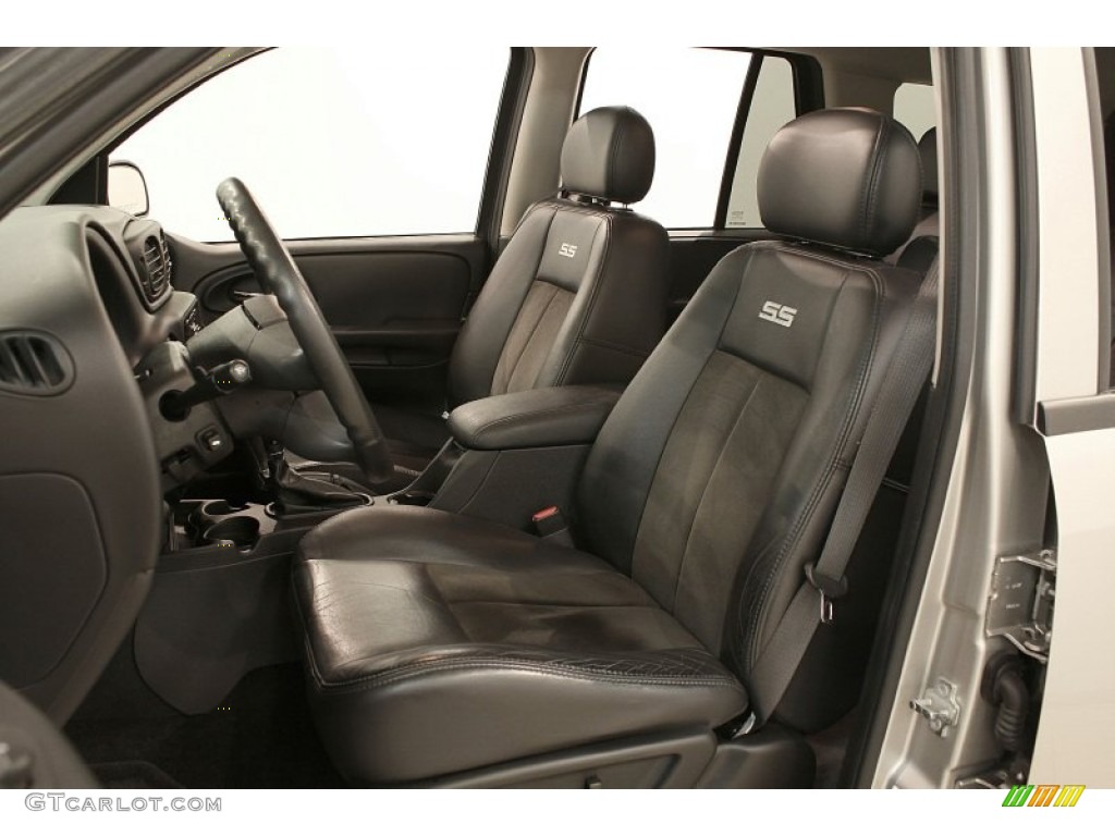 Ebony Interior 2007 Chevrolet TrailBlazer SS 4x4 Photo #71423617