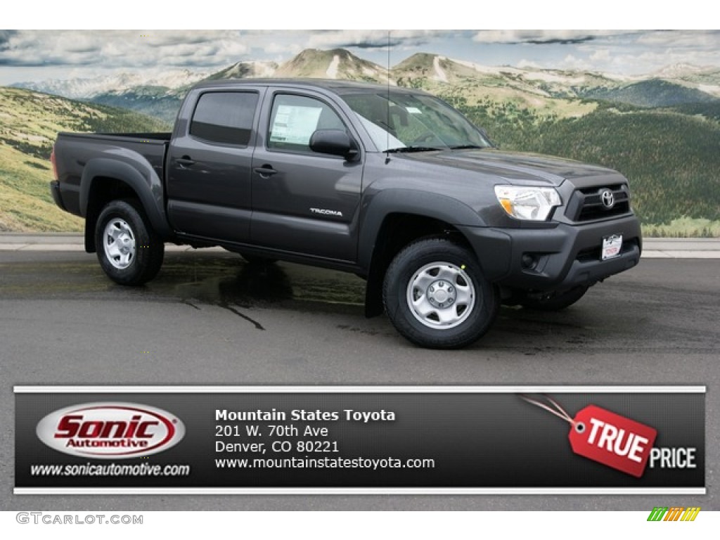 2013 Tacoma V6 Double Cab 4x4 - Magnetic Gray Metallic / Graphite photo #1