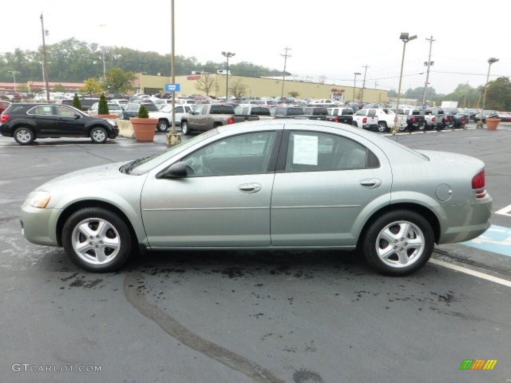 2004 Stratus SXT Sedan - Satin Jade Pearlcoat / Dark Taupe/Medium Taupe photo #6