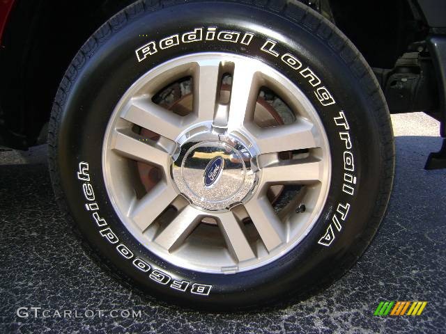 2005 F150 XL Regular Cab - Dark Toreador Red Metallic / Medium Flint Grey photo #11