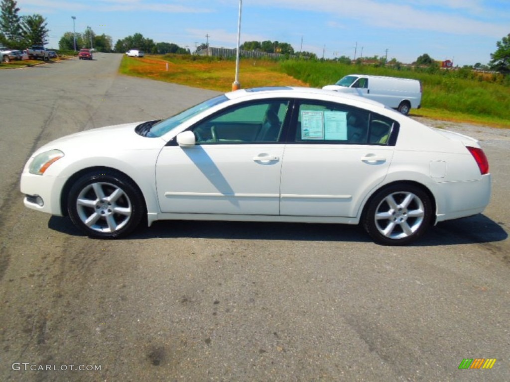 Winter Frost Pearl 2005 Nissan Maxima 3.5 SE Exterior Photo #71425297